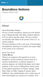Mobile Screenshot of boundlessnotions.com