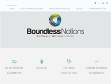 Tablet Screenshot of boundlessnotions.com